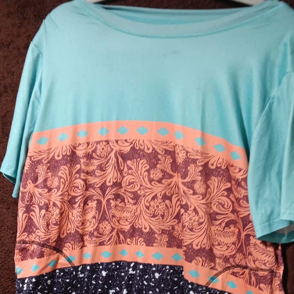 Women's Multicolor Patterned Top